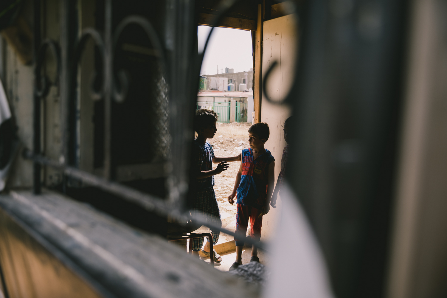  Young children playing. 