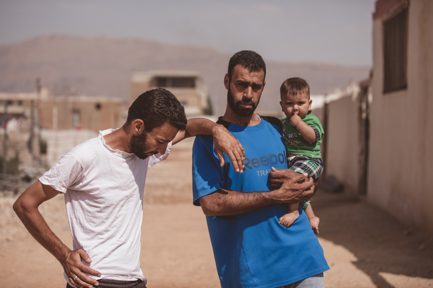  These two brother asked to remain anonymous for fear of repercussions. They escaped into Lebanon with a few family members, without even basic paperwork to prove their identities, and hope to return one day to help rebuild their homeland. 