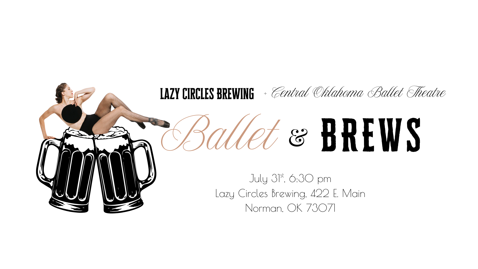 Meet the Dancers: An Evening of Ballet + Brews at Lazy Circles