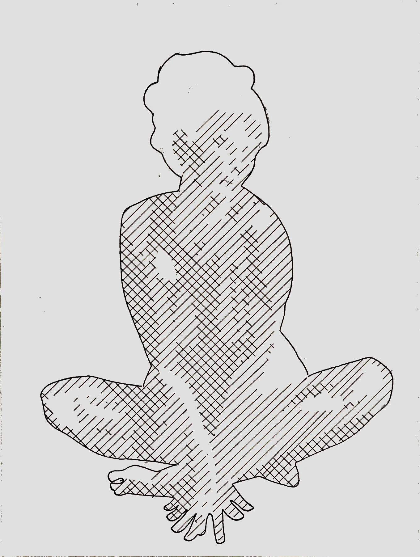 Graphic figure study 