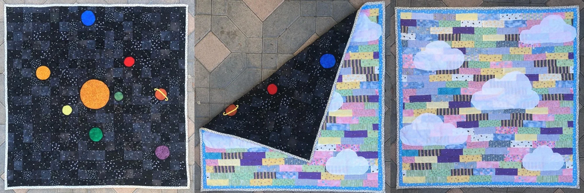 Outer Space Baby Quilt