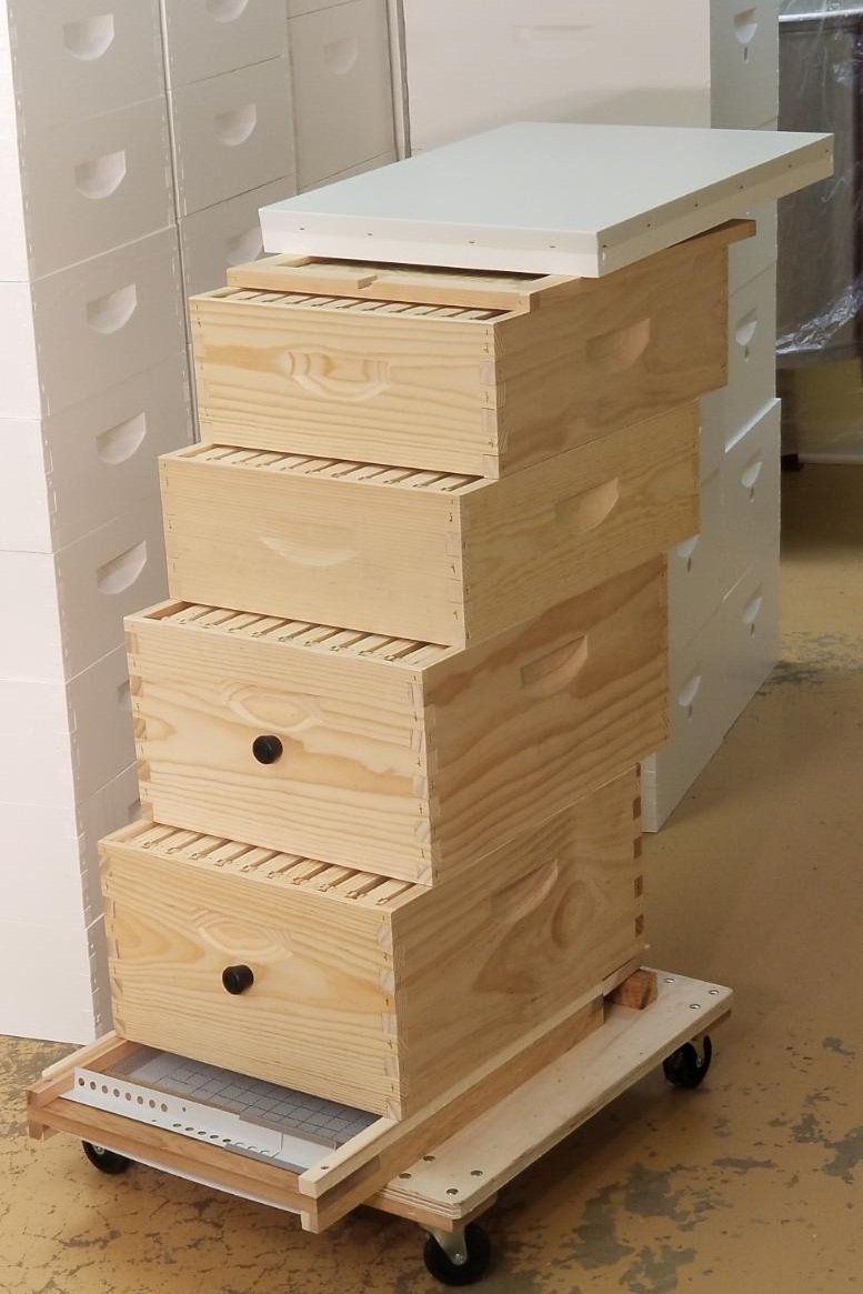 Traditional 4-Story, 10-Frame Langstroth Hive