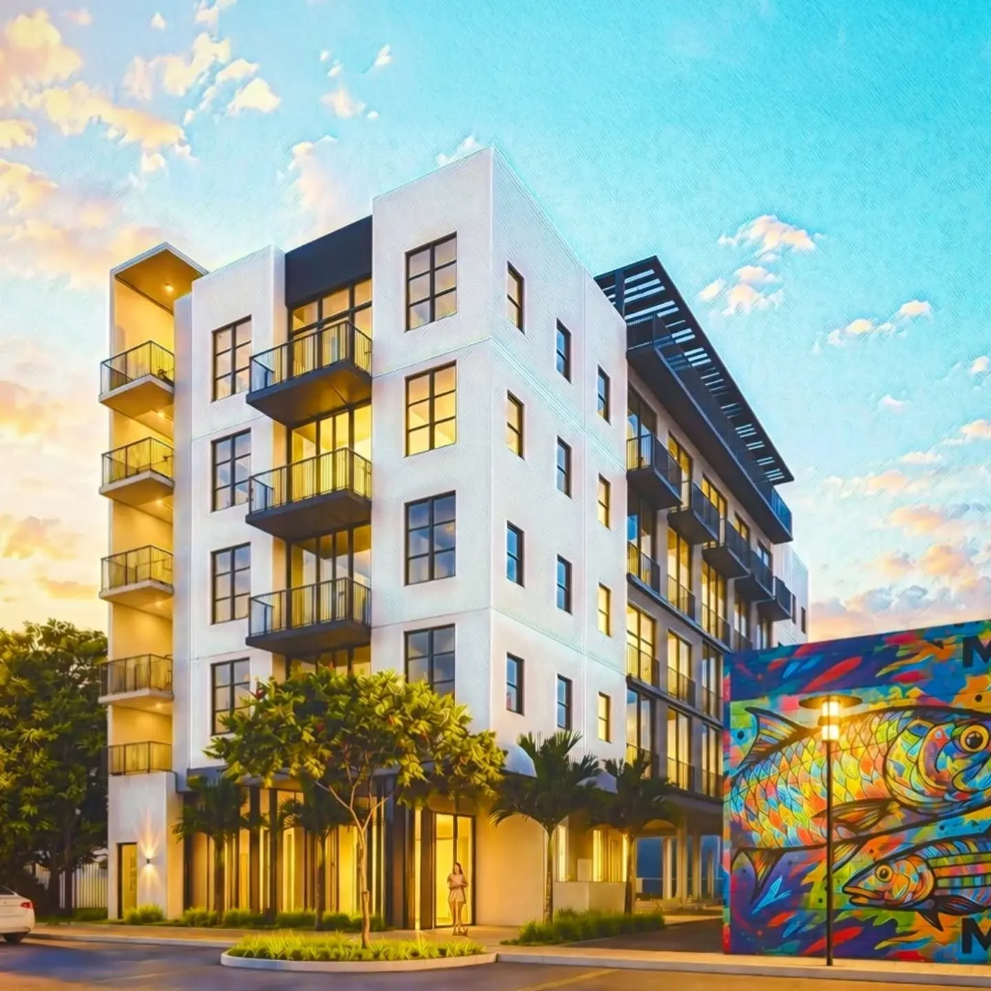 "Cortile" - 20 unit low rise on the edge of Miami's Shorecrest district. 

#miami #miamibeach #coralgables #keybiscayne #naplesfl