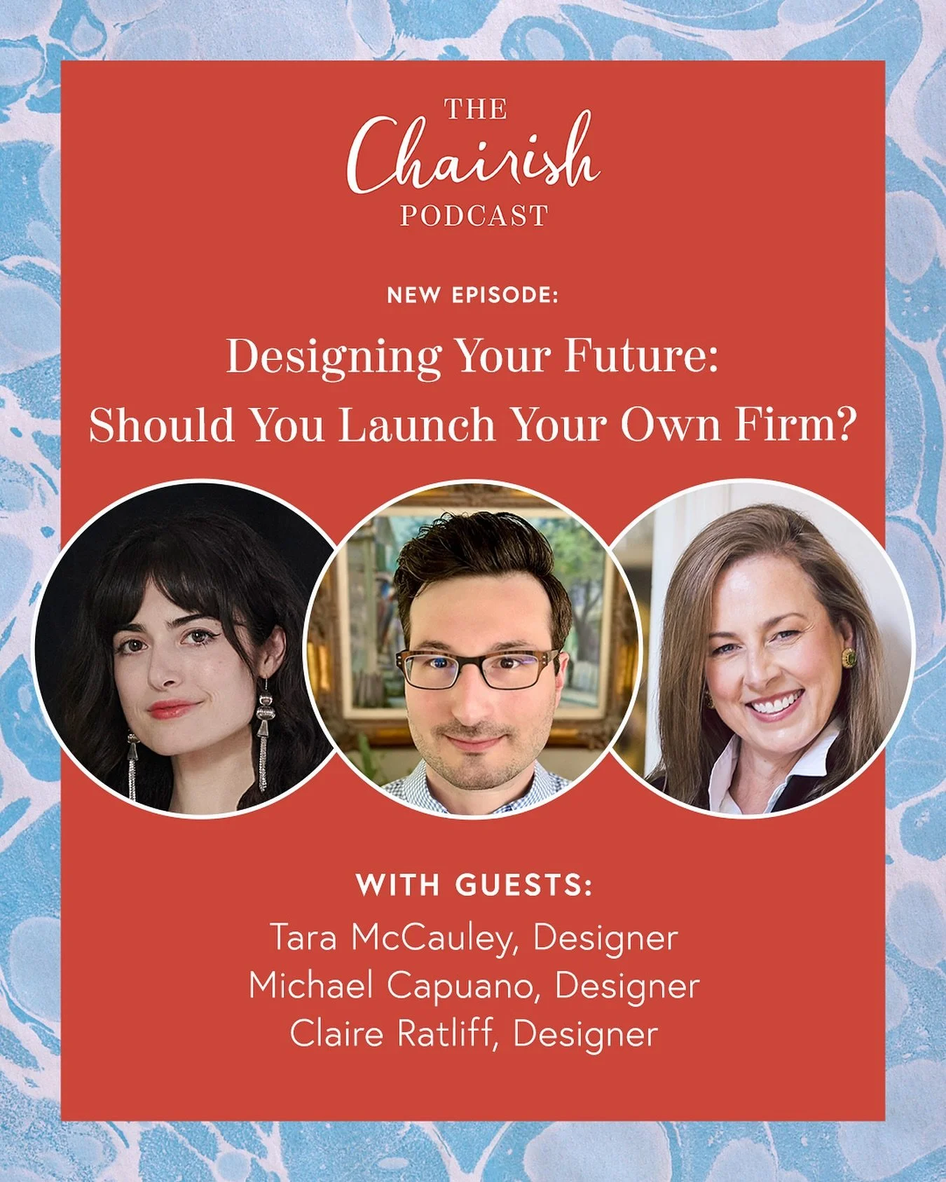 I recently sat down with one of my all time faves, #TheChairishPodcast host @michaelboodro to discuss the highs, lows, and everything in between of launching my design firm. Head to the link in my bio to listen! We were all vulnerable and candid abou