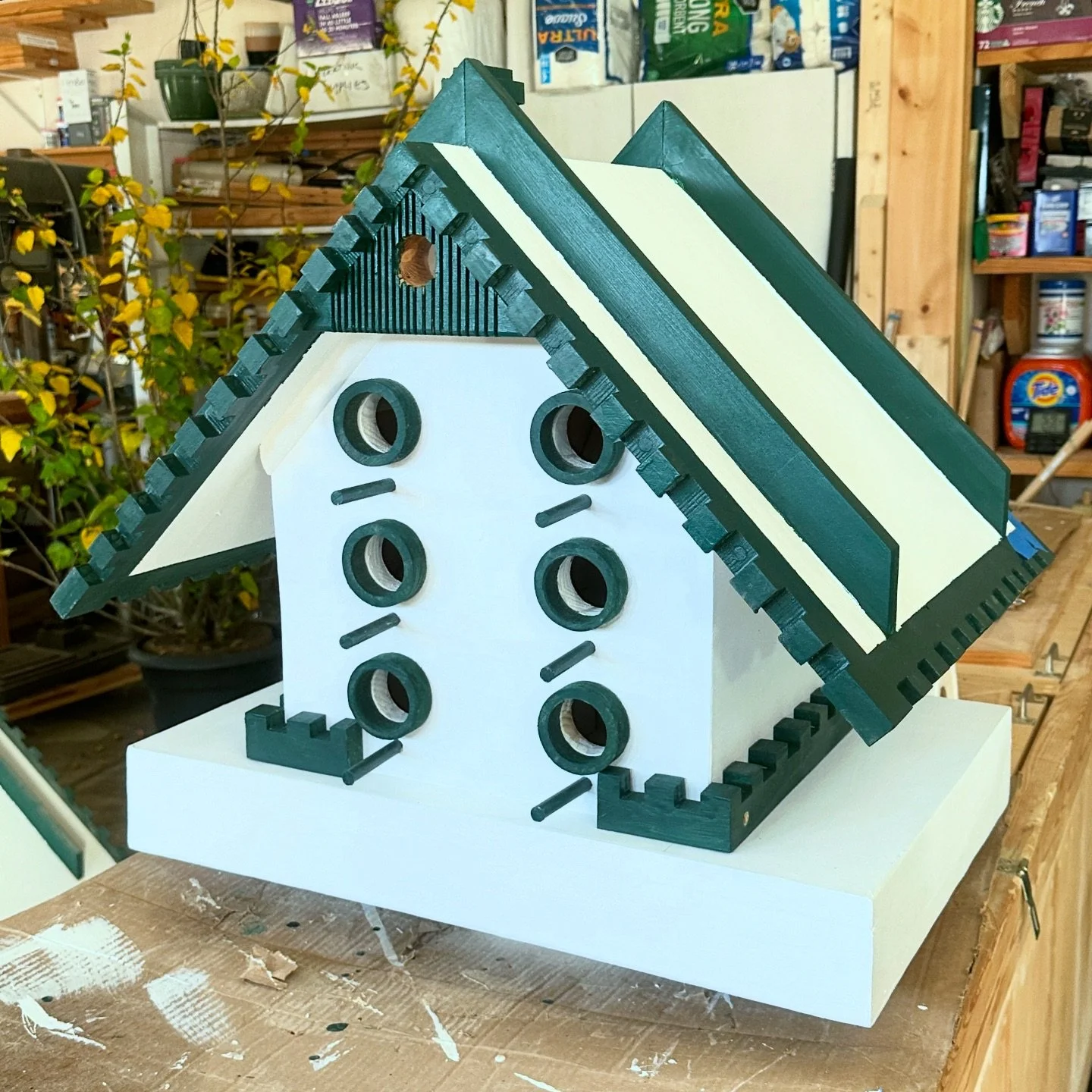 &ldquo;Birdhouse&rdquo; might not do my grandpa&rsquo;s handiwork justice - this is more like a Birdchalet.