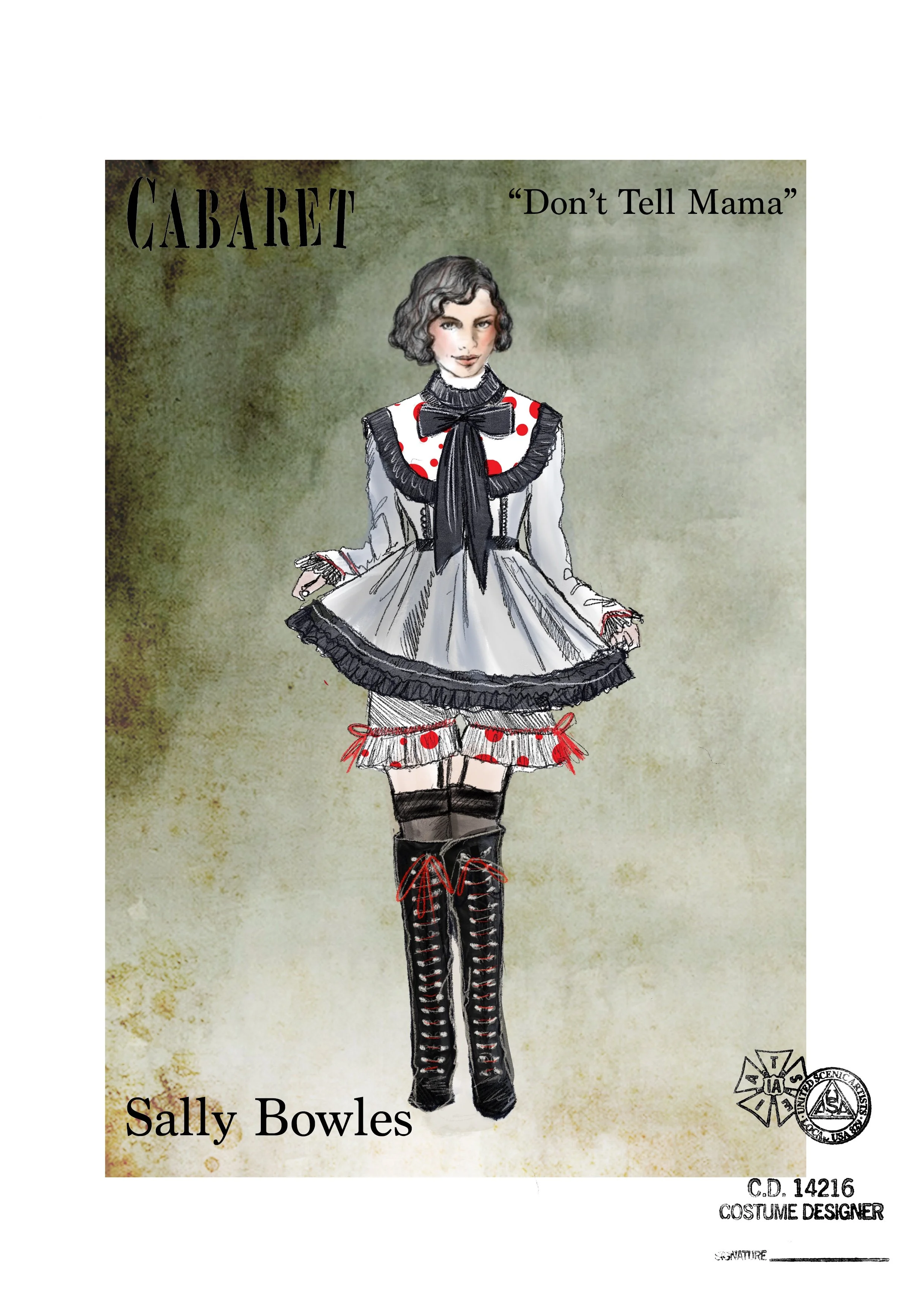 Costume Sketch by Rodrigo Munoz