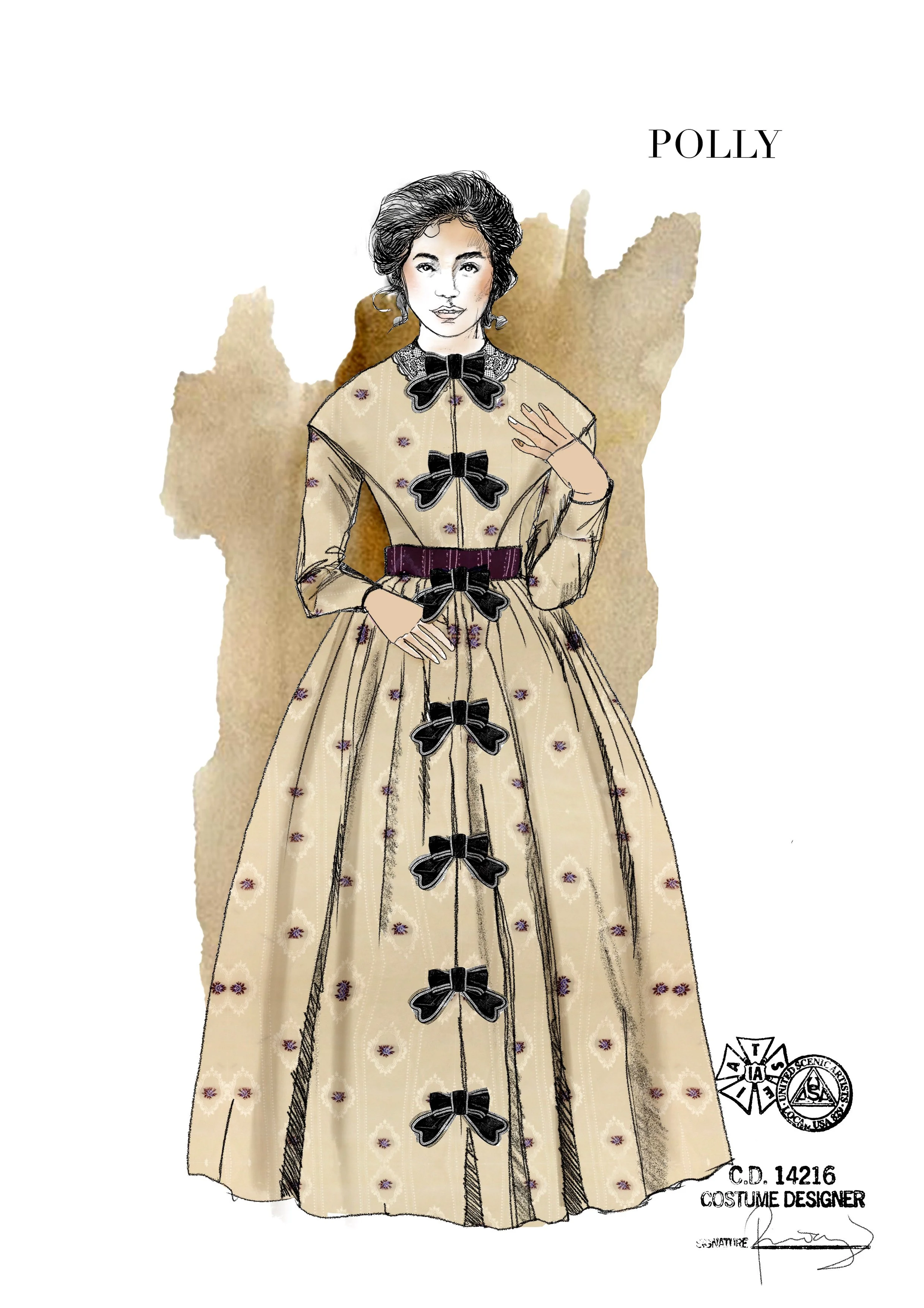 Costume Sketch by Rodrigo Muñoz