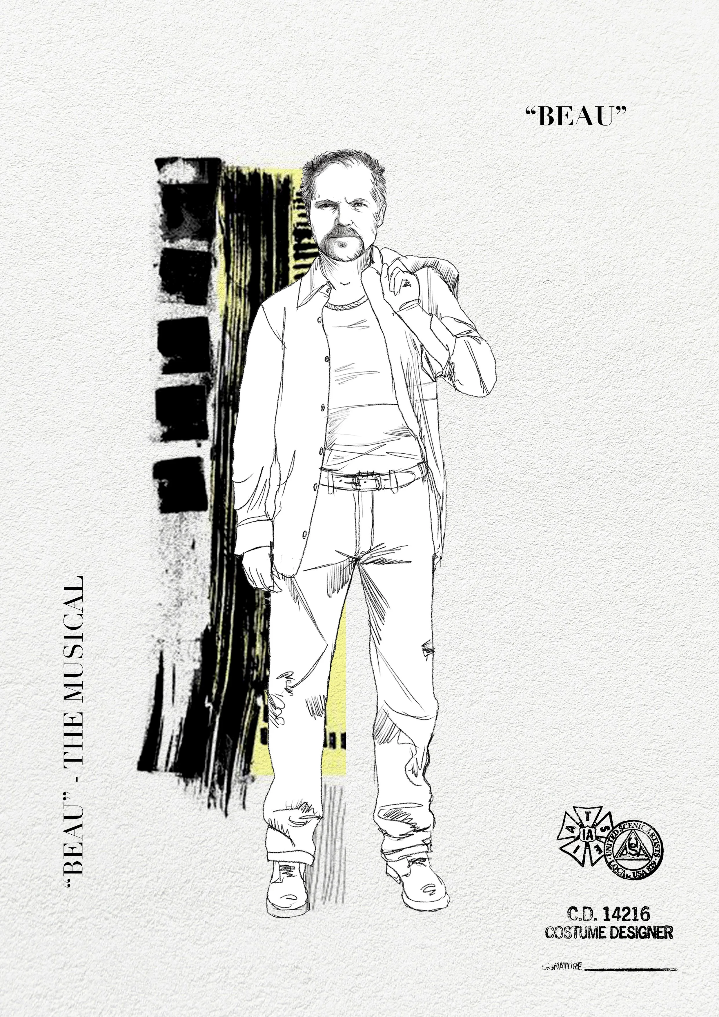 Costume Sketch by Rodrigo Muñoz