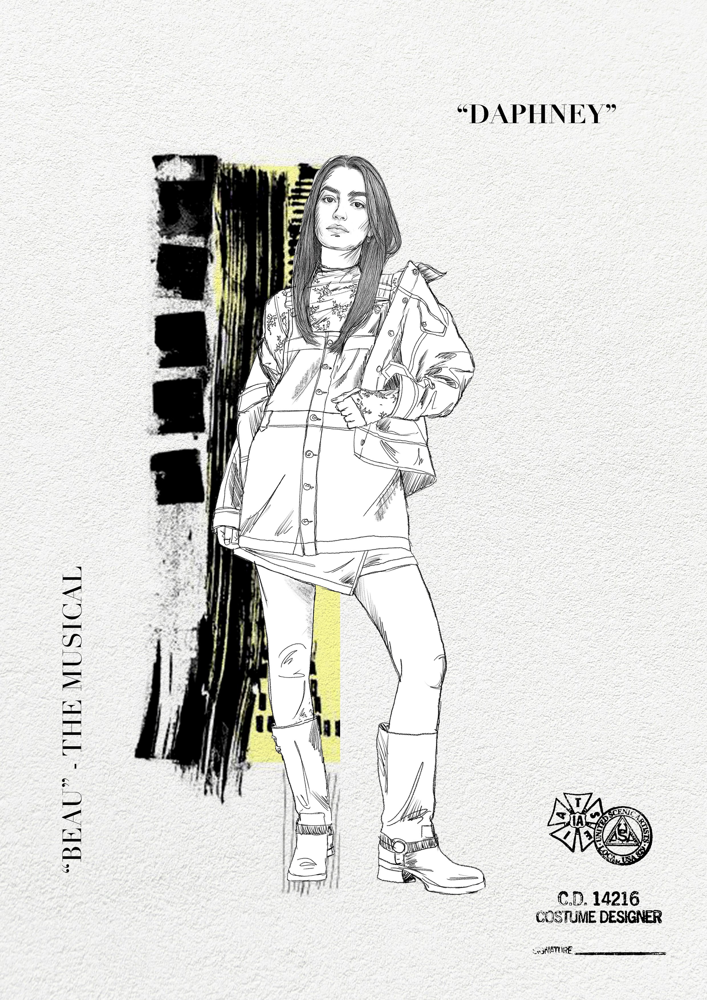 Costume Sketch by Rodrigo Muñoz