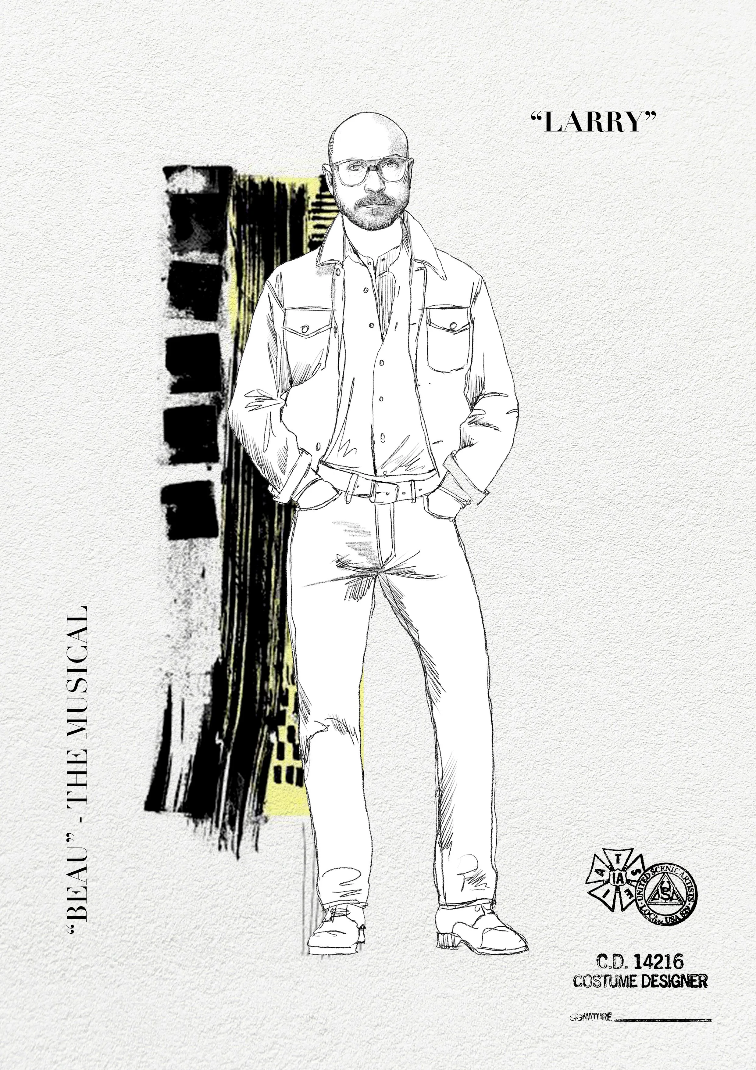 Costume Sketch by Rodrigo Muñoz