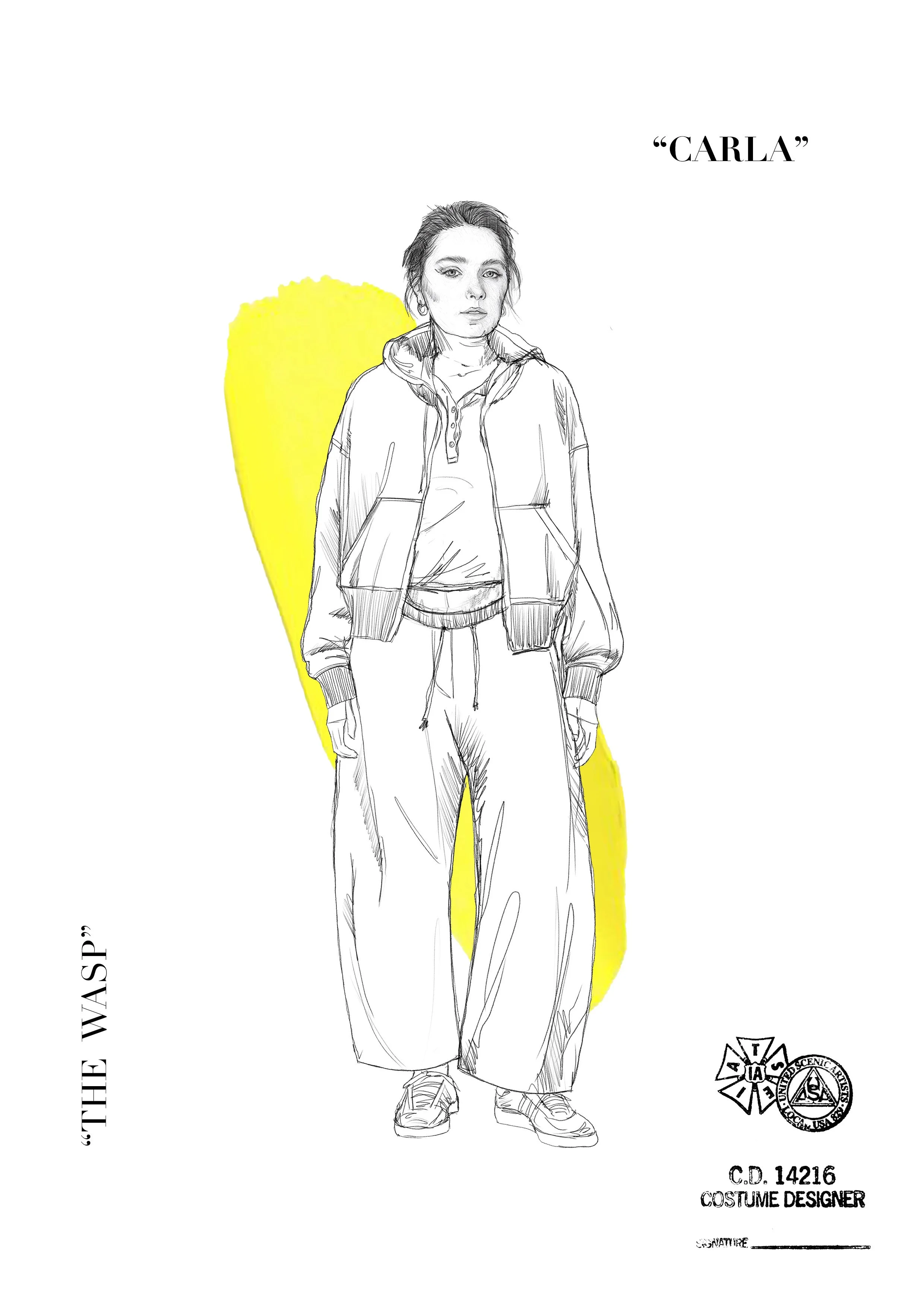 Costume Sketch by Rodrigo Muñoz