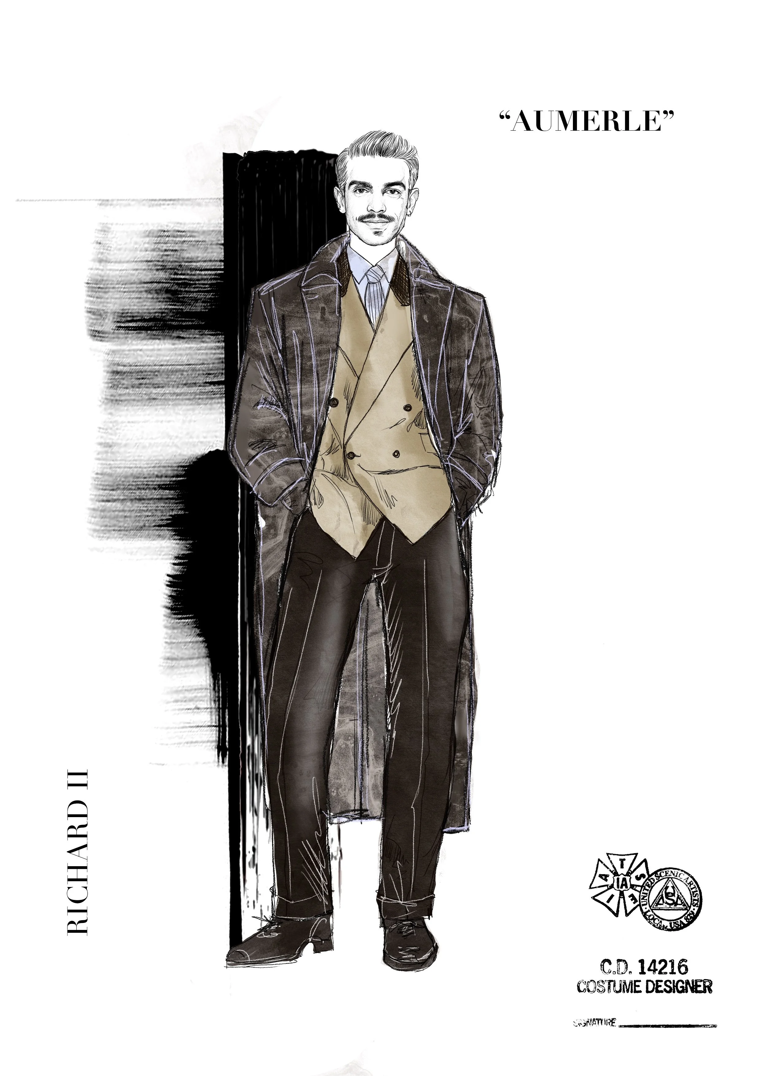 Costume Sketch by Rodrigo Muñoz