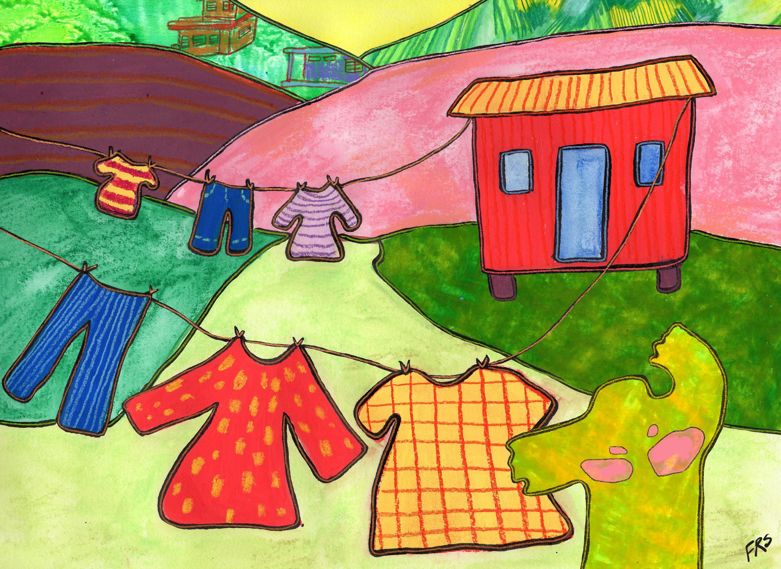 Drying Clothes in Naranjito