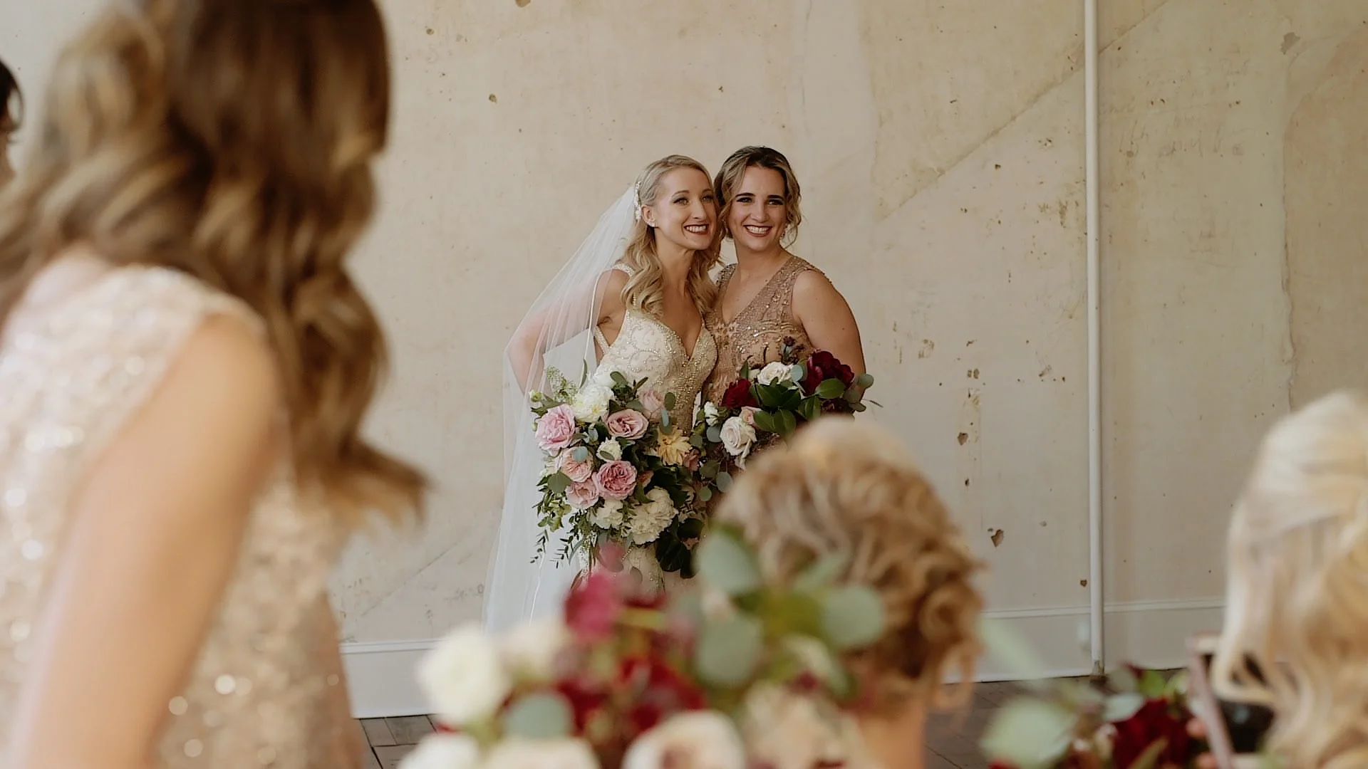 Bride and friend