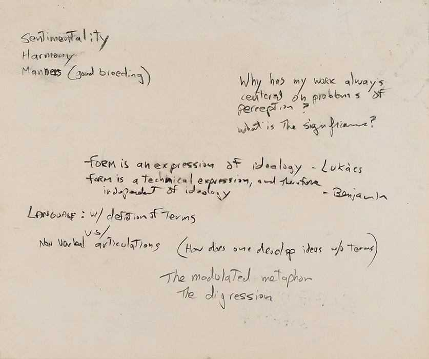 Thoughts and Notes