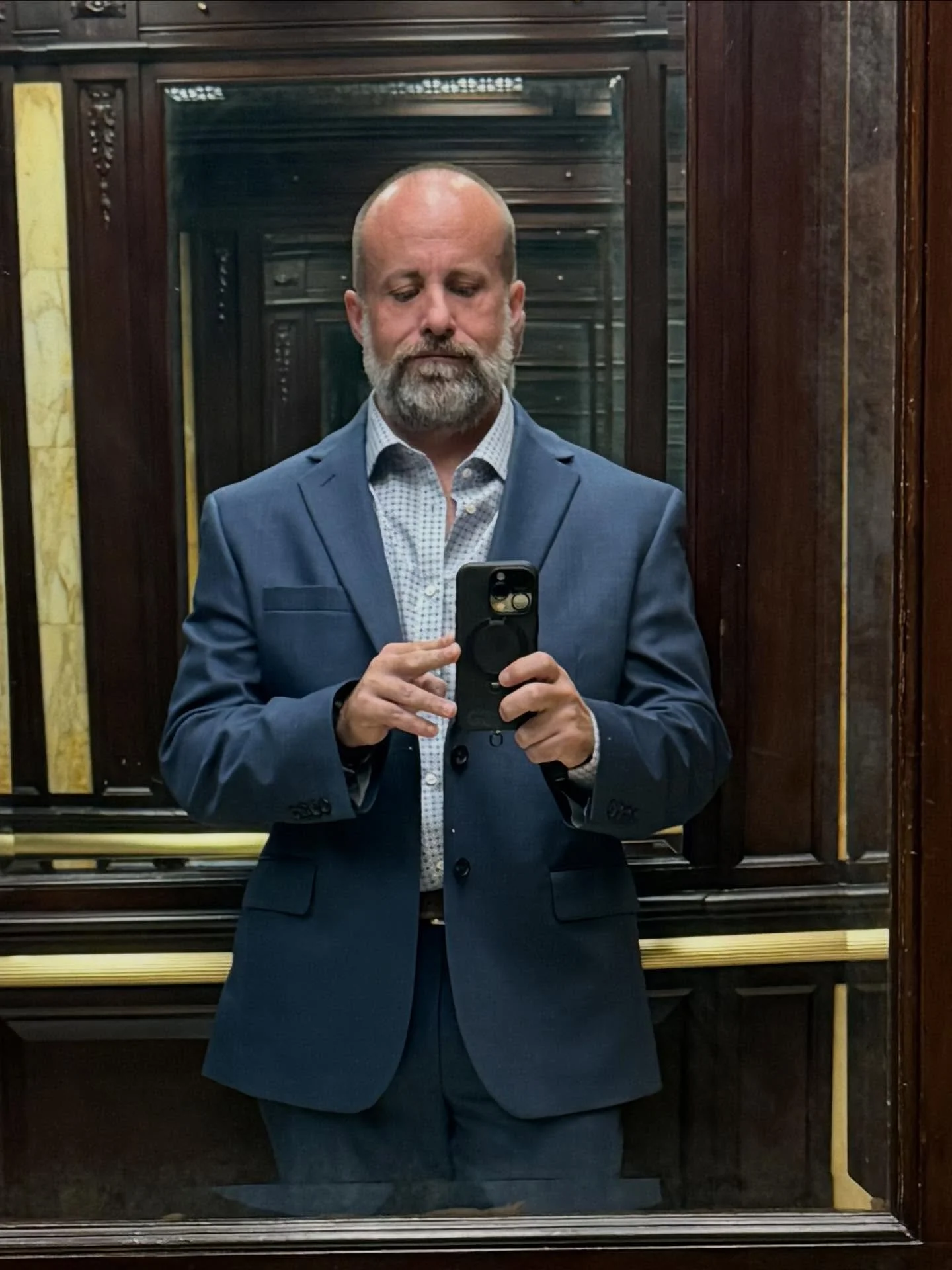 New suit. Probably the first time in my life I&rsquo;ve liked how i looked in one