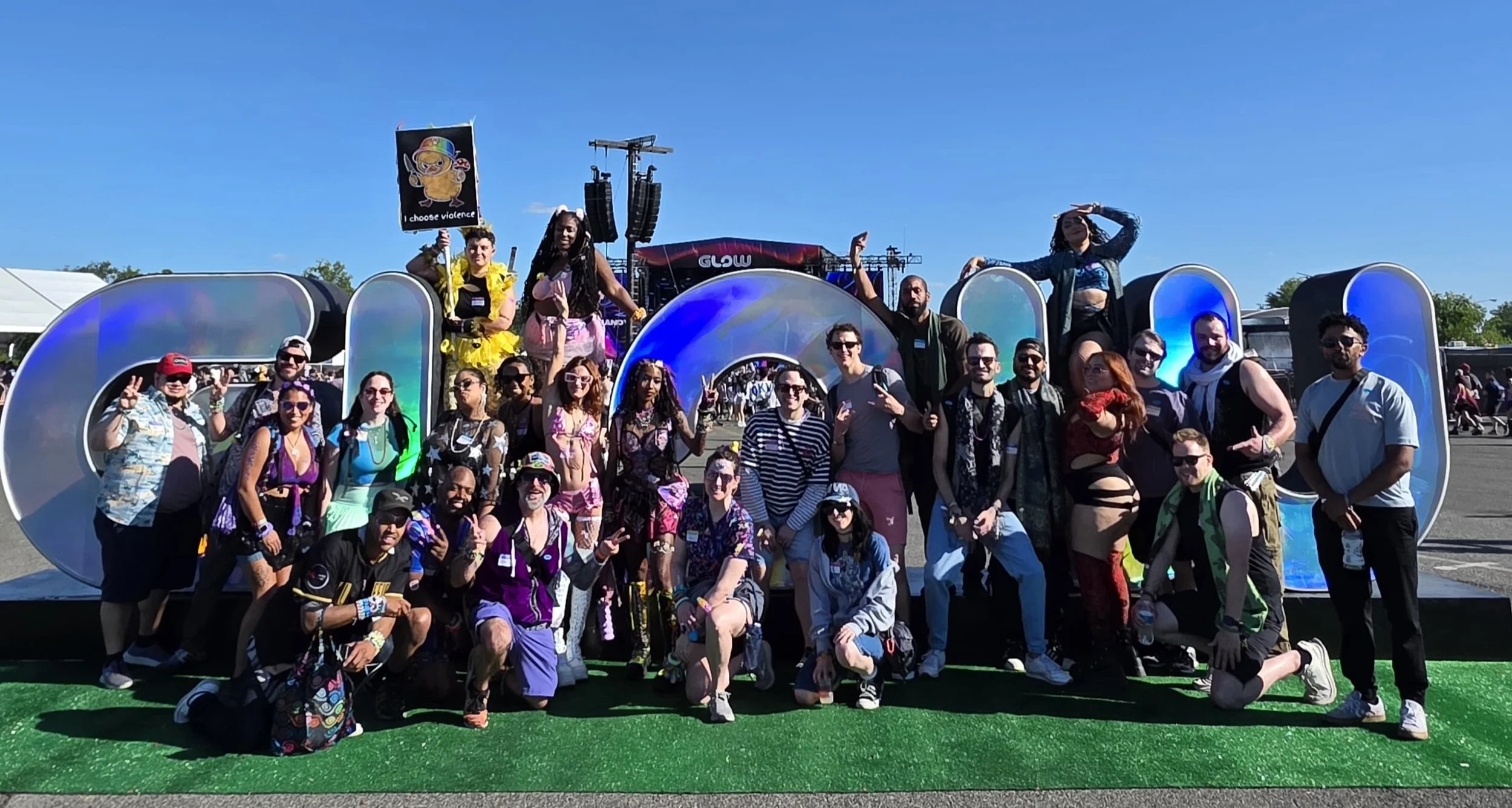 Beautiful time with new friends at project glow