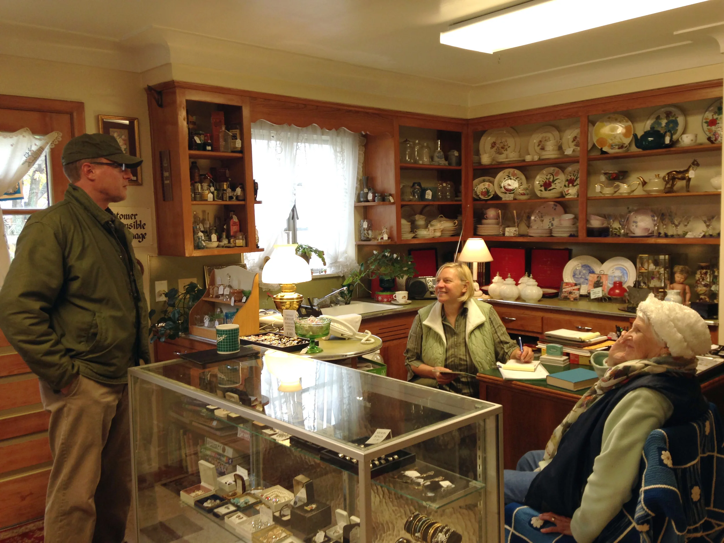 Not your typical antique mall! Shop our bright, clean rooms in a large mid-century modern house.