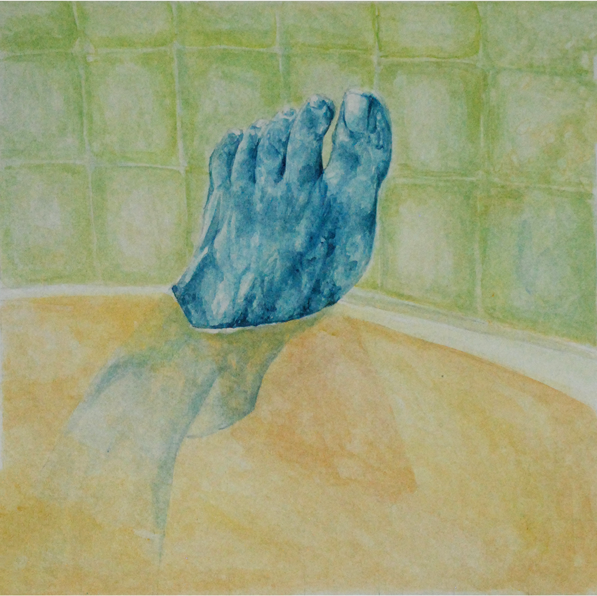  Watercolor on matte board 