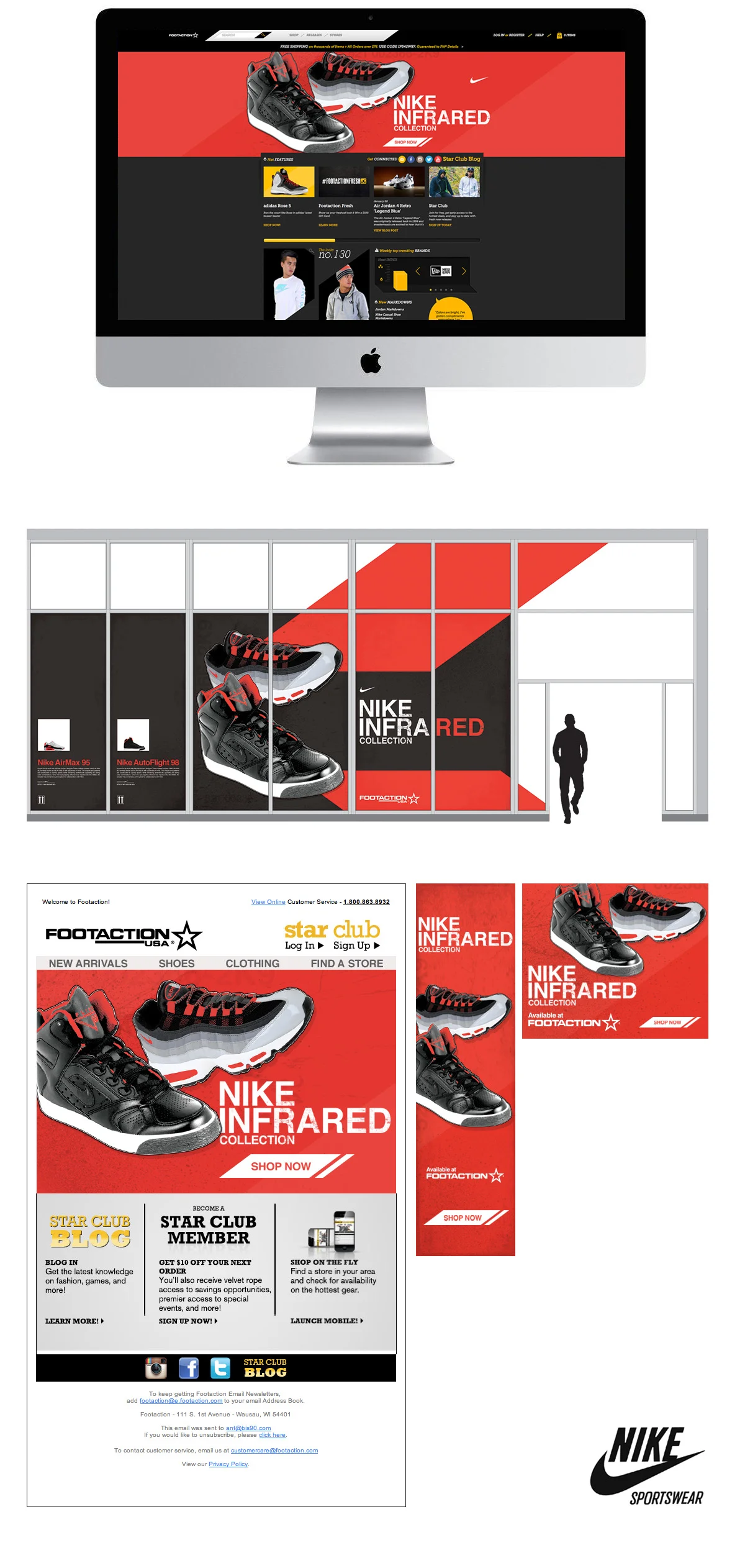  Integrated Footaction Nike launch 