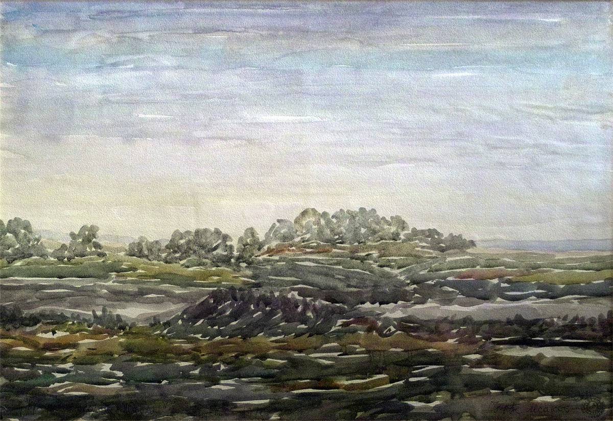 Area near Žabalj by Đorđe Isakov, 1970