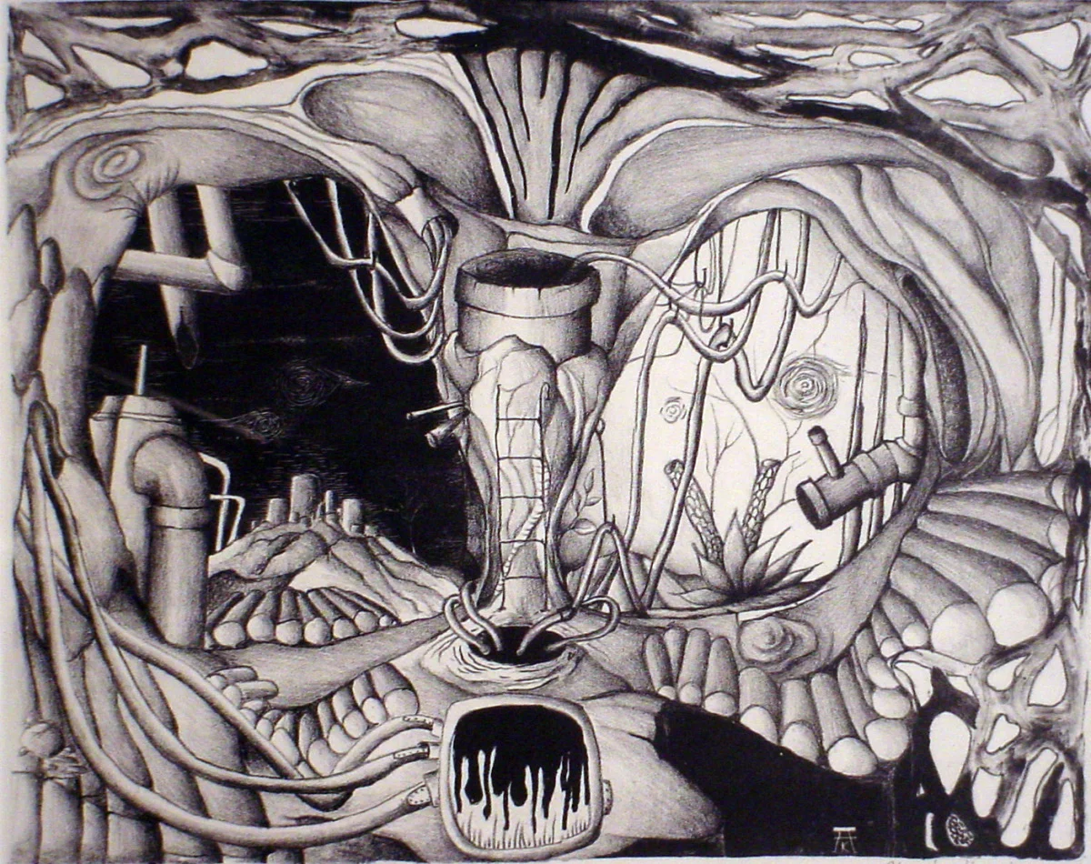 The Force by Saša Knesalac, 38x30, 1990