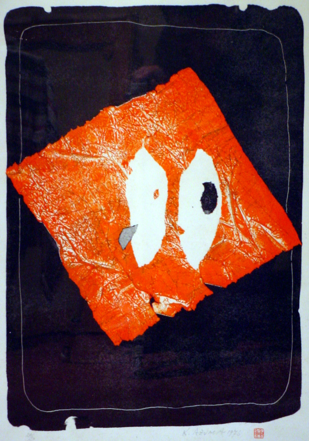 Leaf by Kengiro Azuma, 45x58, 1976