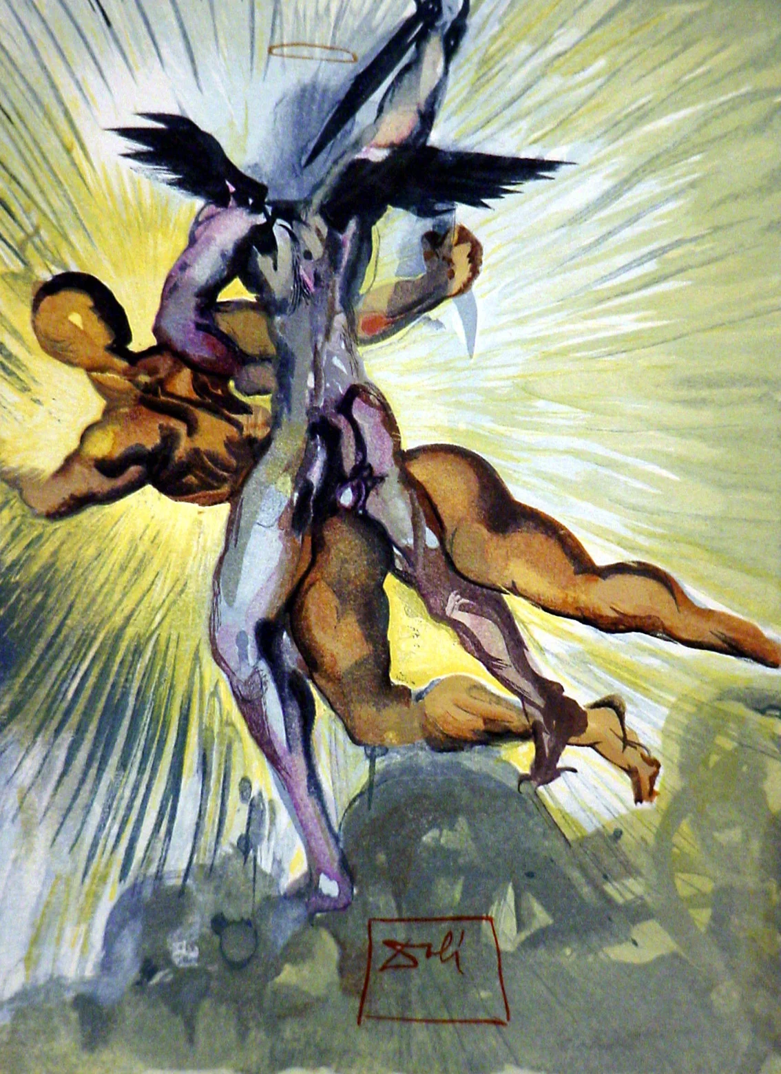 Purgatory 8 by Salvador Dali, 24x26, 1951
