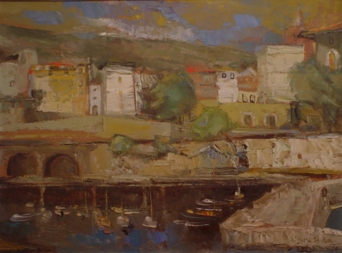 Seaside by Vojteh Bratuša, 58x44, 1969