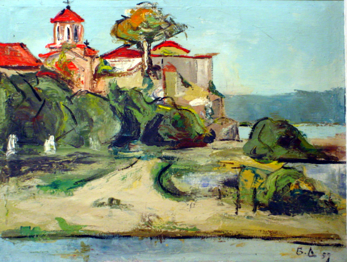 Monasteryby B.Dimitrijević, 74x57, 1957