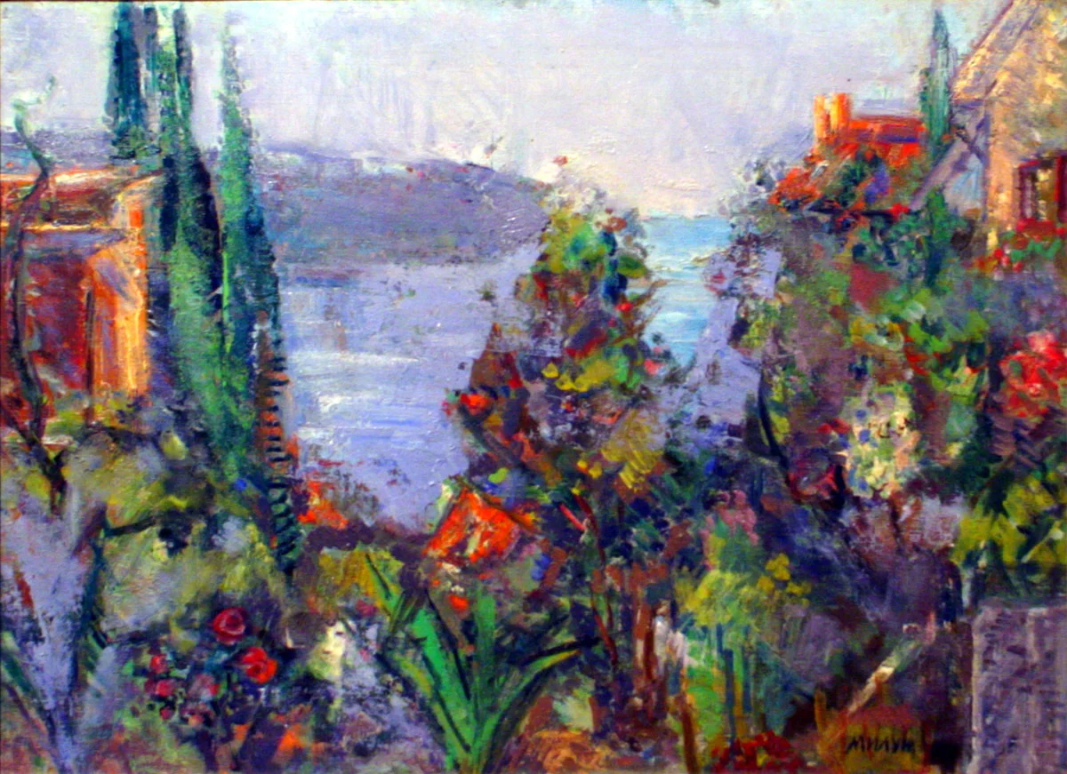 Seascape by Milun Mitrović, 77x57, 1970