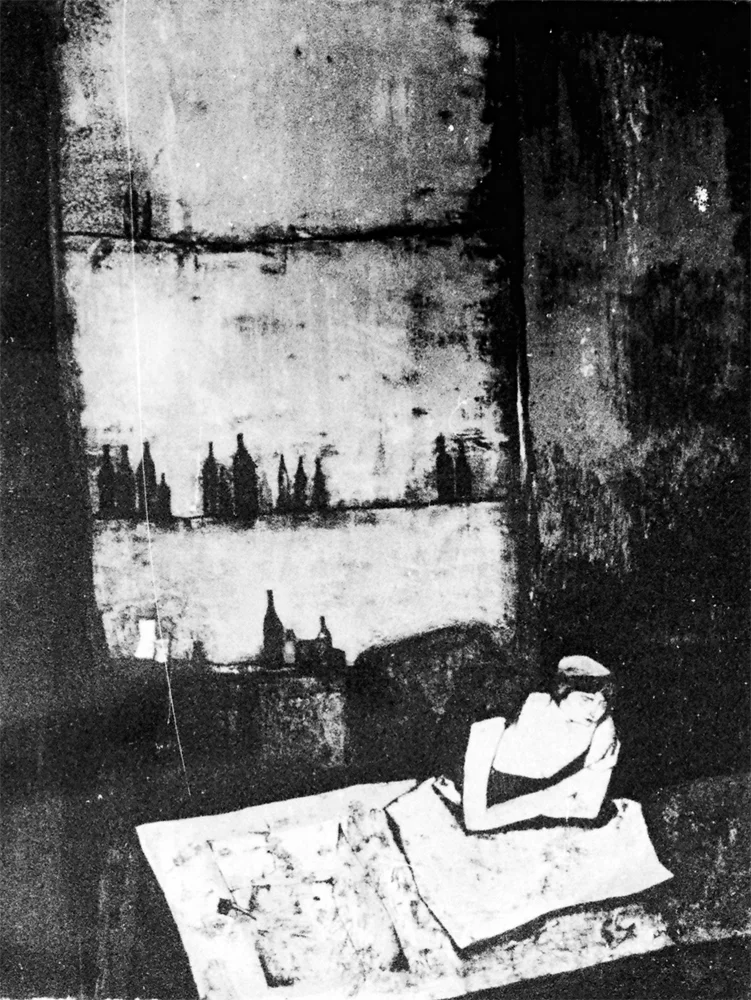 Yellow Pitcher by Tivadar Vanjek (Tivadar Wanyek), 38x48, 1950