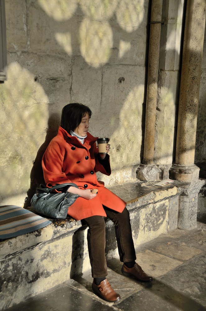 Resting at Westminster Abby
