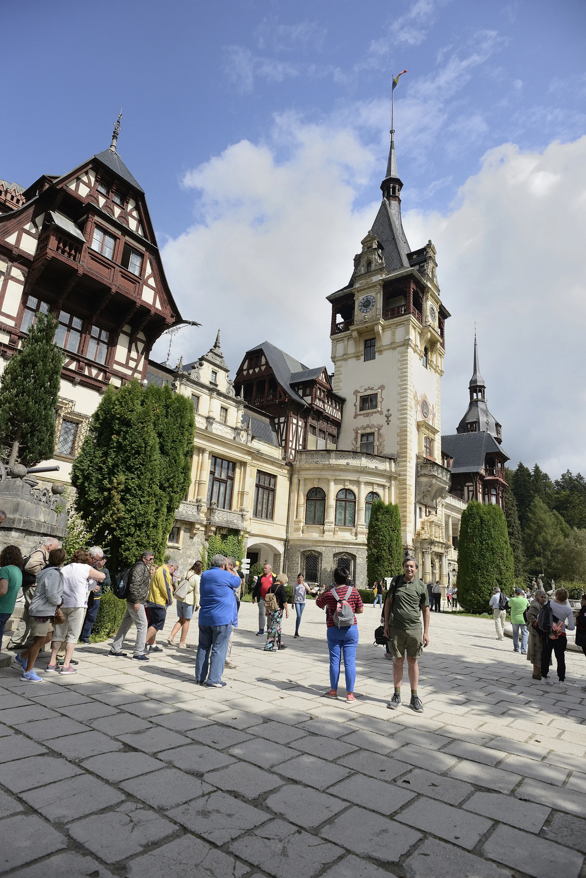 Close up of Peles Castle