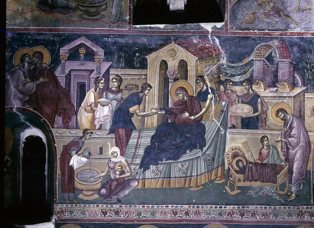 Nativity of the Virgin, Studenica Monastery 12th Century