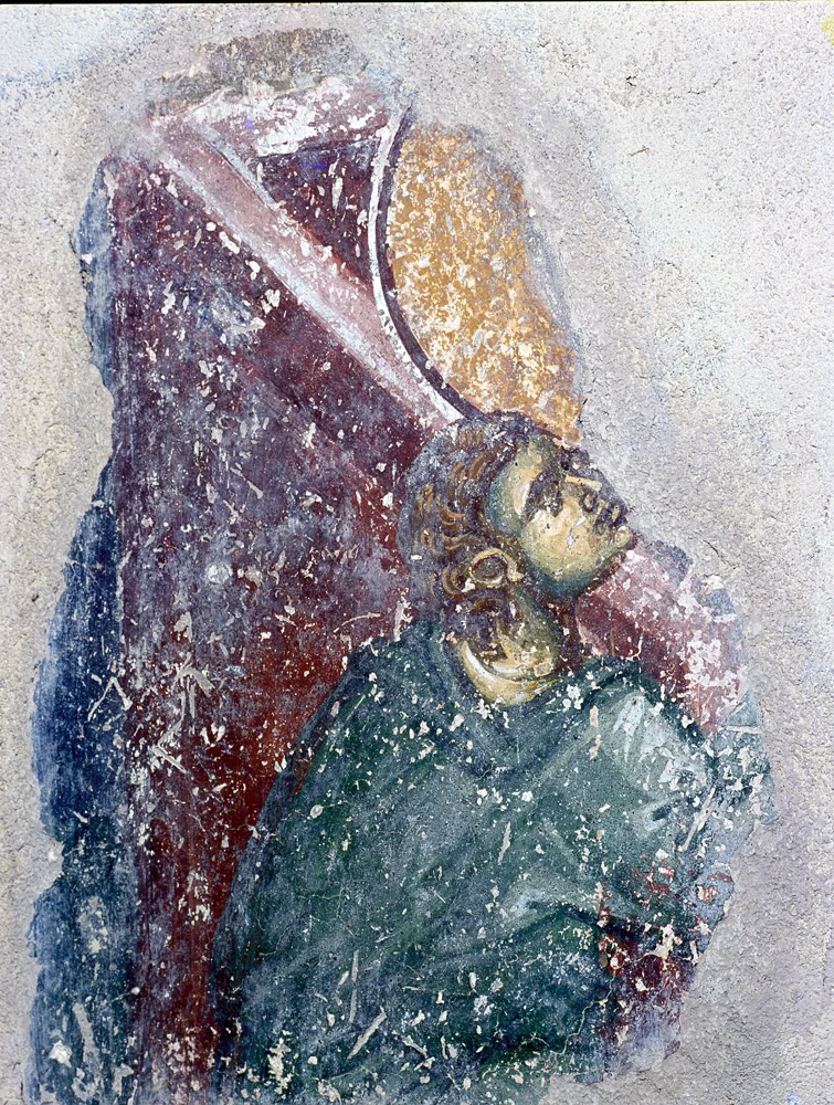 Judgment of St Stephen detail, Zica Monastery 13th Century