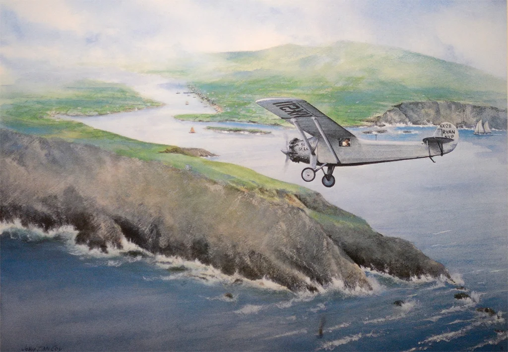 Landfall, Dingle Bay, Valentin Island, May 1927, John T. McCoy