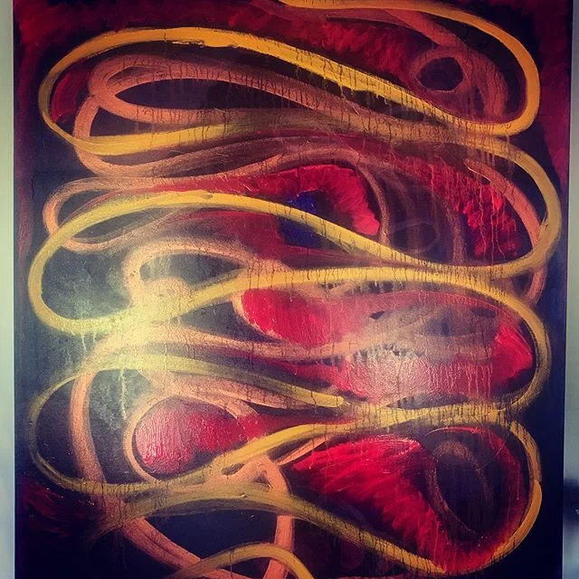 Letting it all unwind into sensual expressions....fluidity, uncoiling, darkness and light....