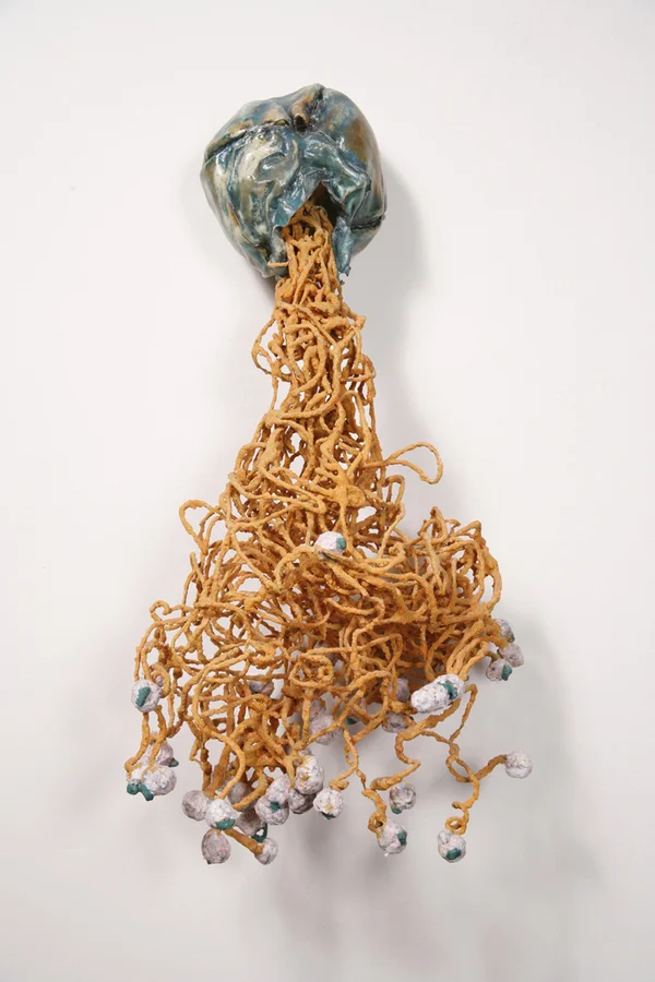 Purge Wire, sand and rawhide