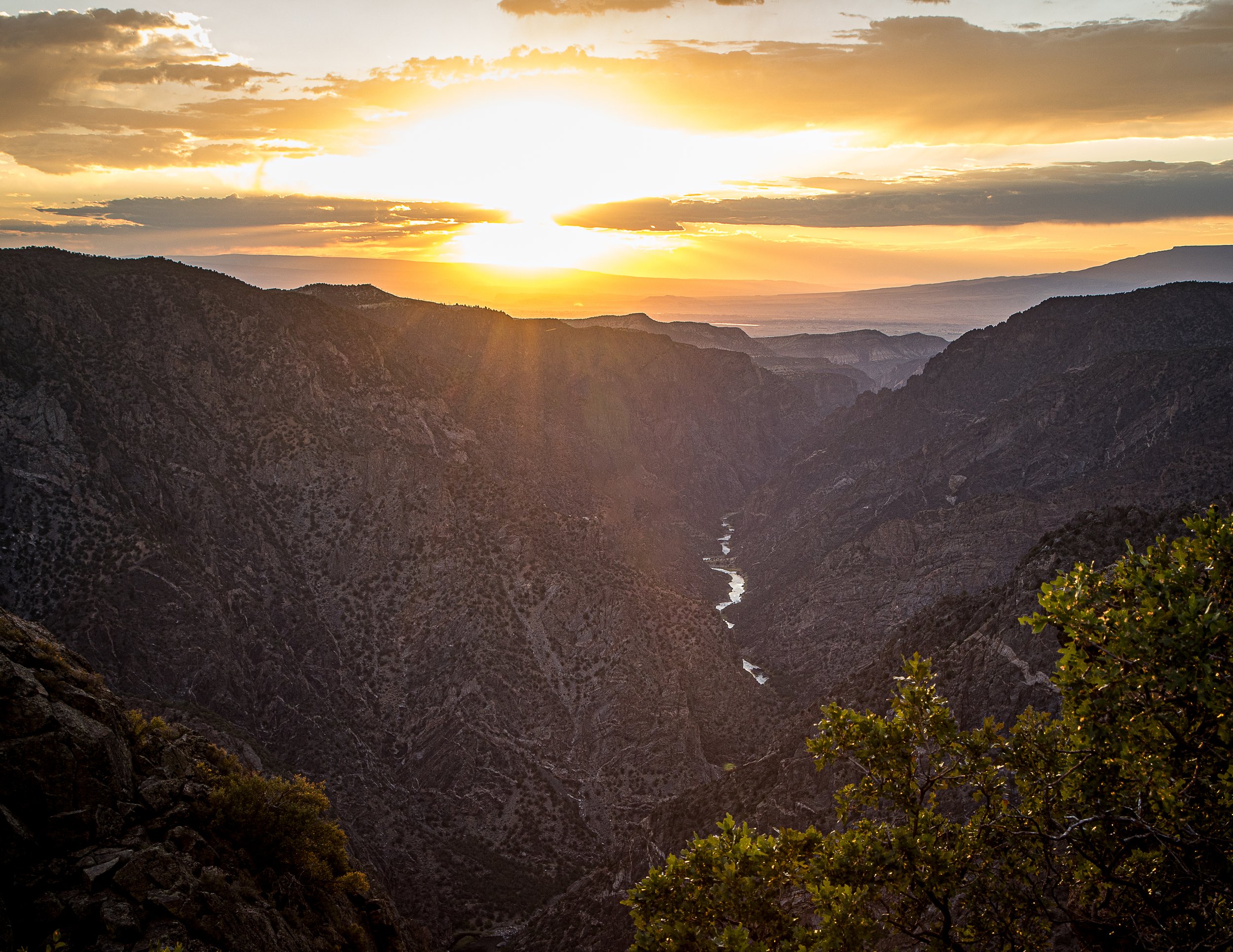 Sunset Over The Black Canyon