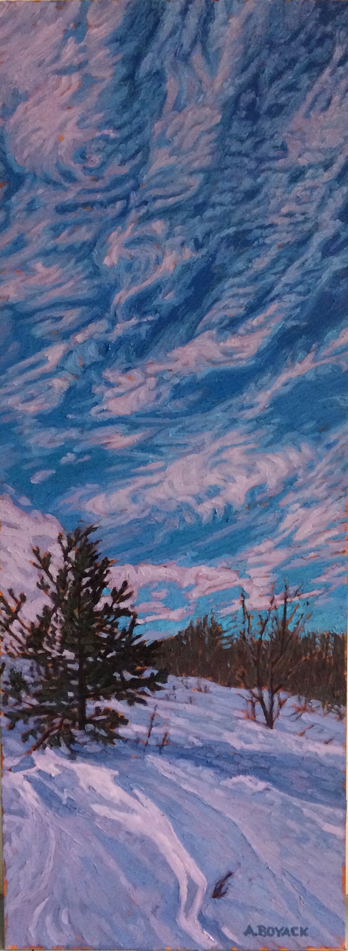 Windblown Clouds 18x48.JPG