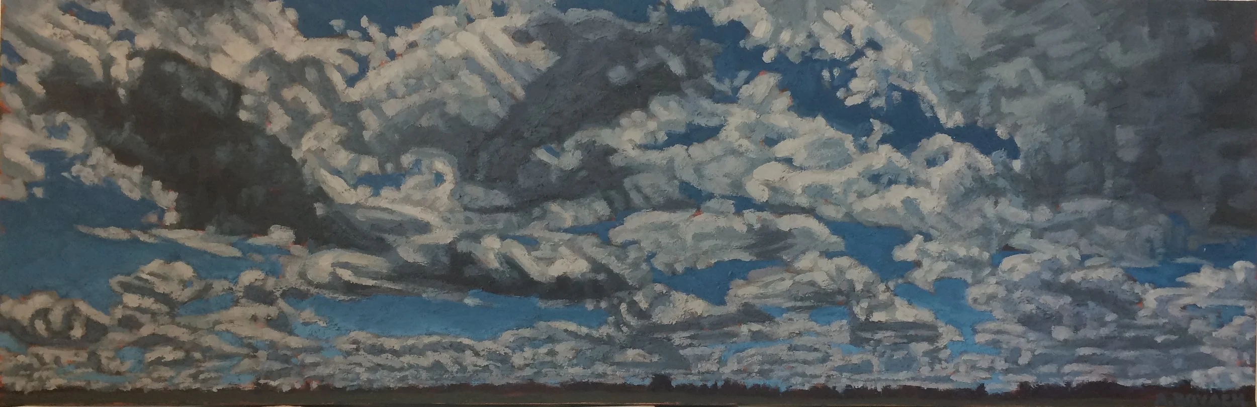 In the Clouds.36x12.JPG