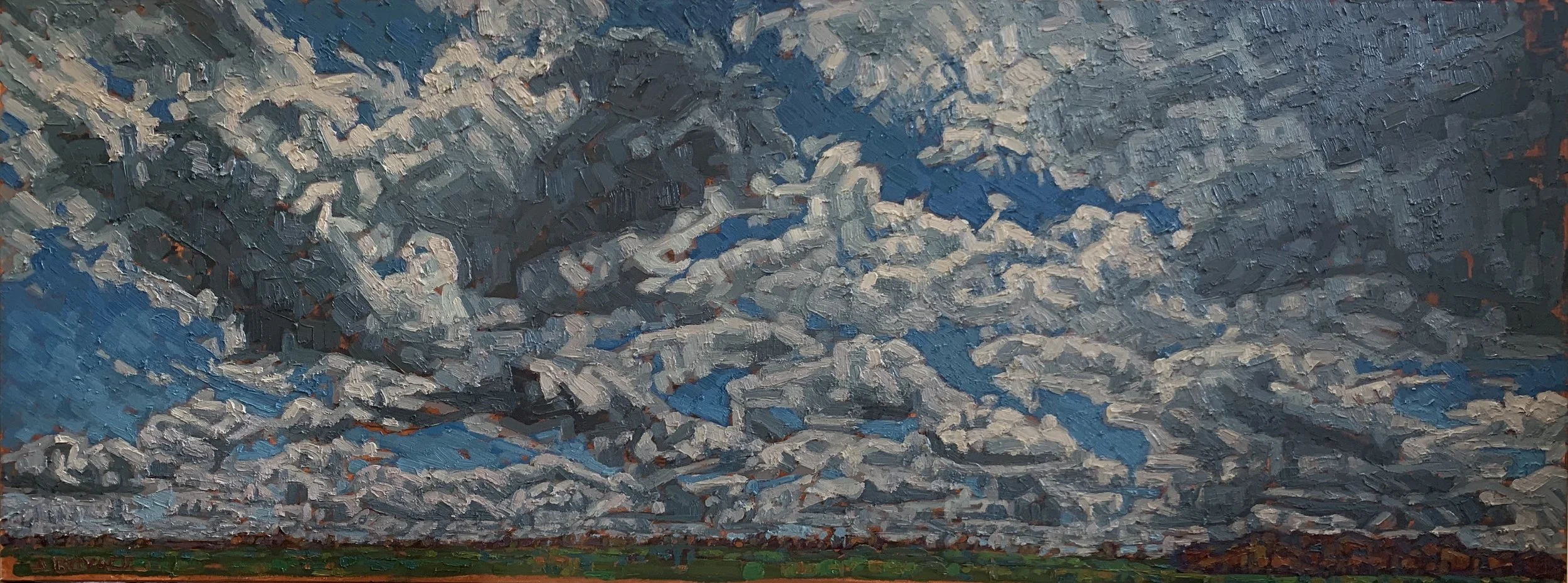 In the Clouds.48x18.JPG