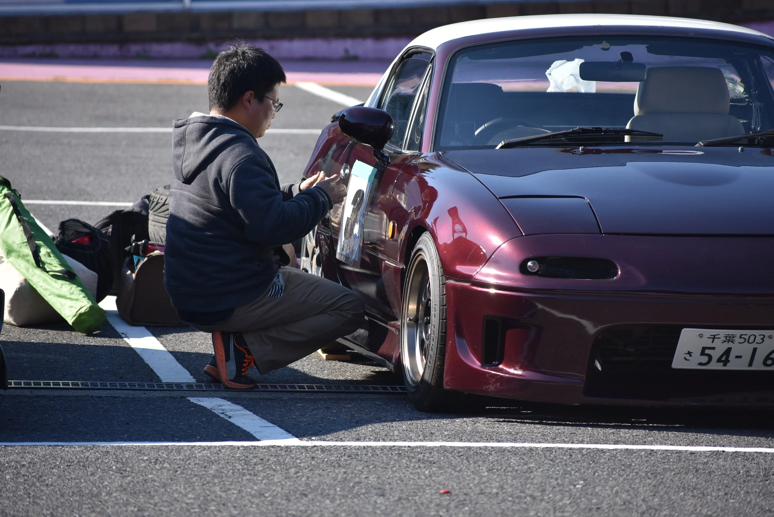 I wasn’t choosing favorites when shooting these pics, there just weren’t that many cars! It was basically a private day at Mobara. Perfect for setup testing!