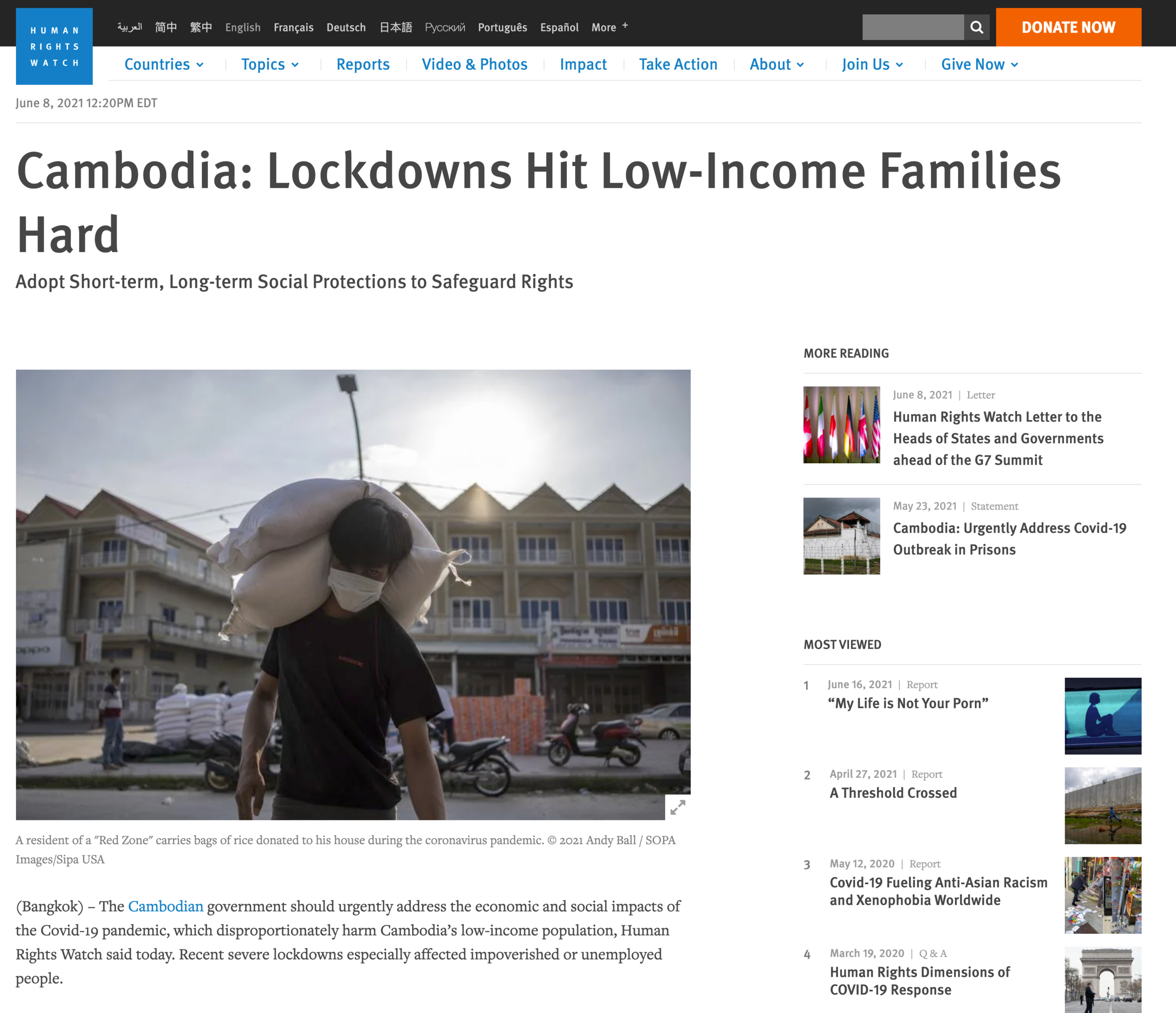 8th June HRW - Cambodia Lockdowns Hit Low-Income Families Hard.png