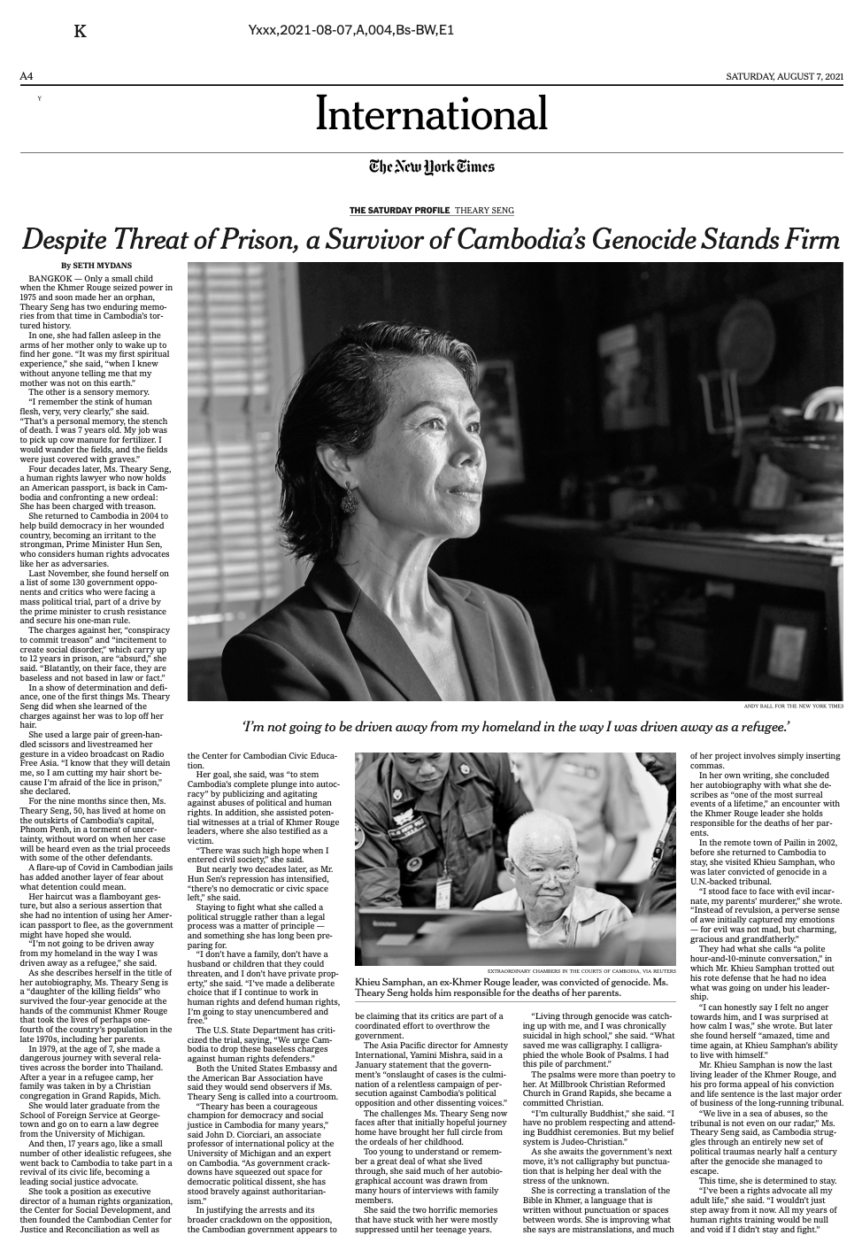 Theary Seng in Cambodia New York Times International sections.png