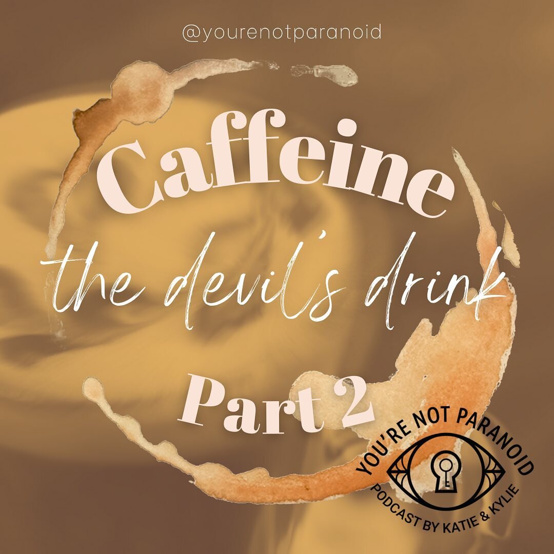 Part 2 of our discussion on caffeine is up!! Catch the latest episode wherever you get your podcasts!! #caffeine #caffeineaddict