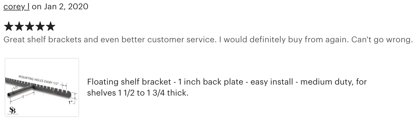 Floating Shelf Bracket Review - Sheppard Brackets Floating Shelf Brackets