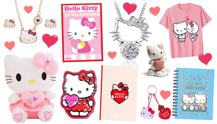 34 HELLO KITTY VALENTINE CARDS 35 TATTOOS WITH 8 DIFFERENT DESIGNS