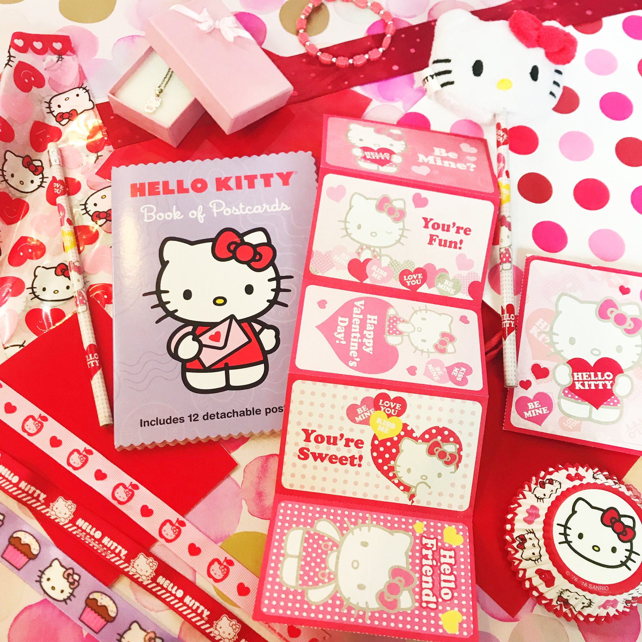 FREE Printable Hello Kitty Valentines